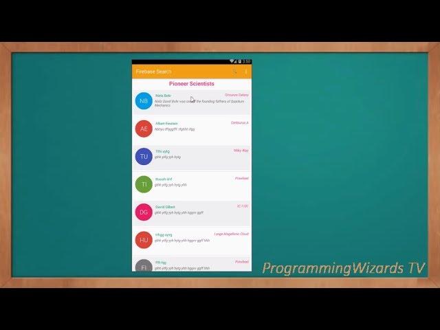 Android S12E3 : Firebase Realtime Search/Filter with highlights