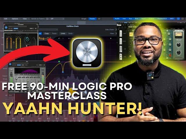 FULL FREE 90-min Logic Pro Production Masterclass Feat @Yhuntermusic!