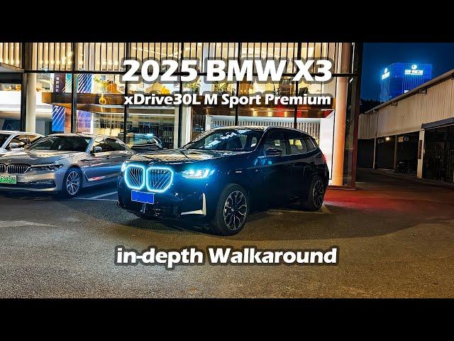 2025 New BMW X3 xDrive30L M Sport Premium Edition in-depth Walkaround - Big Bear Test Car