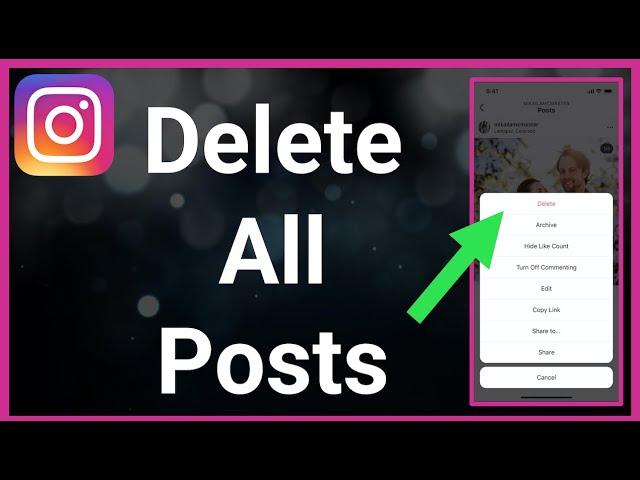 How To Delete All Instagram Posts (At Once!)