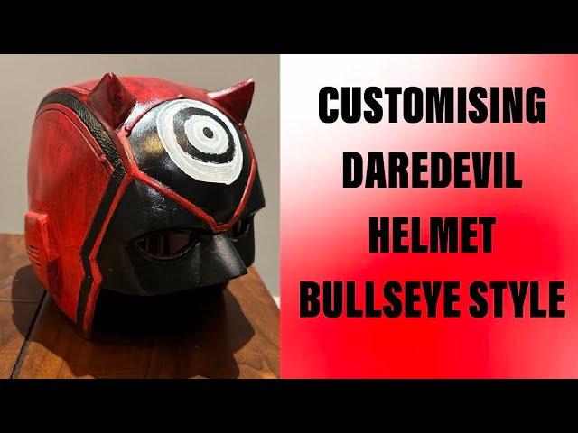 CUSTOMISING A DAREDEVIL HELMET BULLSEYE STYLE