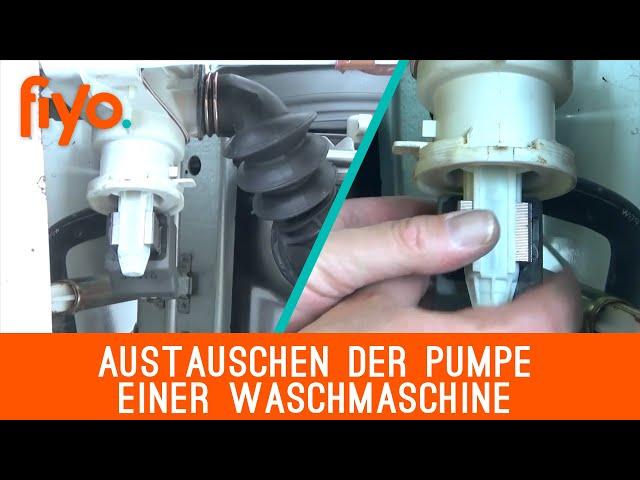 Austauschen der Pumpe einer Waschmaschine