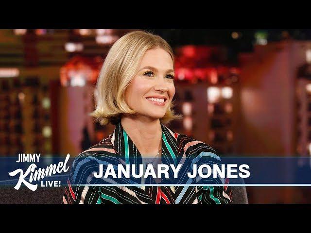 January Jones & Jimmy Kimmel Have Seen UFOs