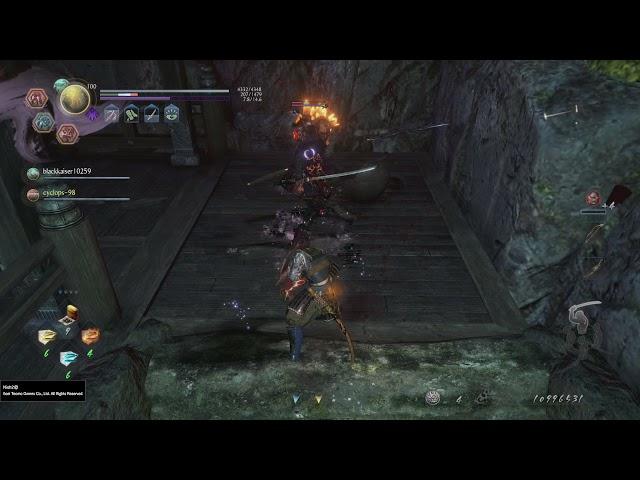 Nioh 2 - MGF2WS defensive drop dodge