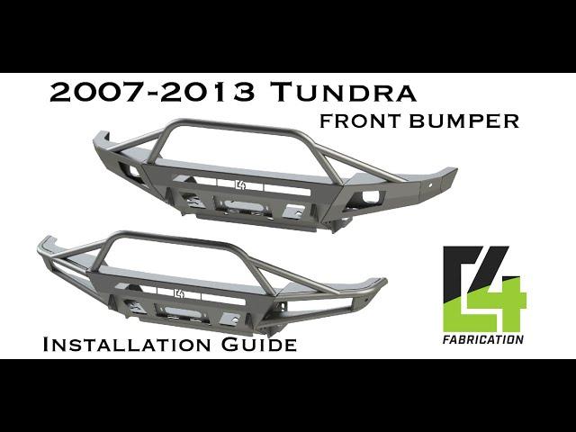 2nd gen Tundra Front Bumper Installation Guide (2007-2013)