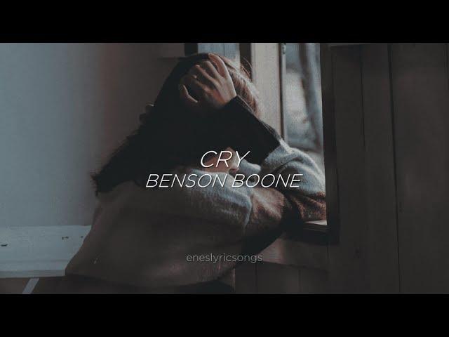 Cry - Benson Boone (Sub. Español + Inglés)