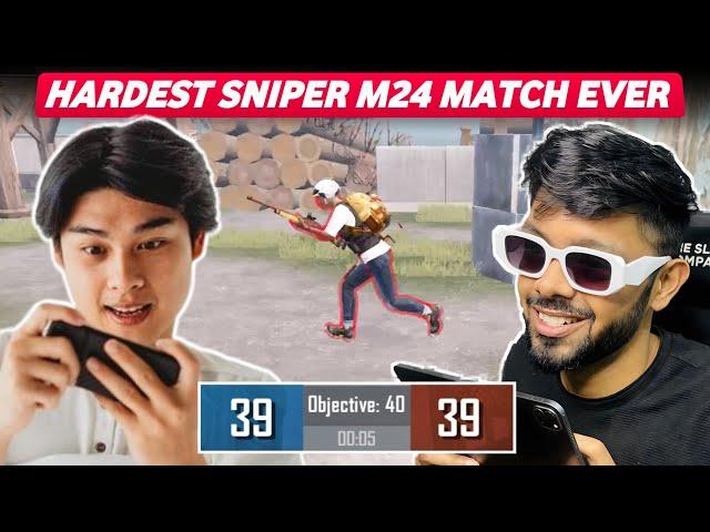 Best BGMI Sniper Player vs Android Gamer | Hardest M24 Match