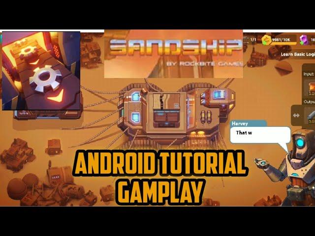 SandShip : Crafting factory | tutorial gamplay walkthrough | Android Gameplay |