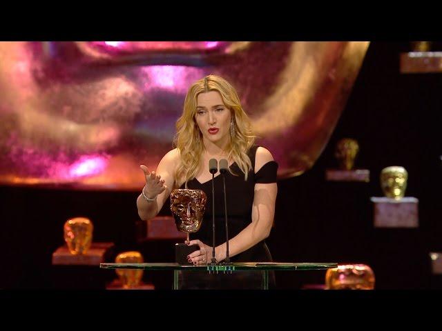 Kate Winslet wins Best Supporting Actress award - The British Academy Film Awards 2016 - BBC