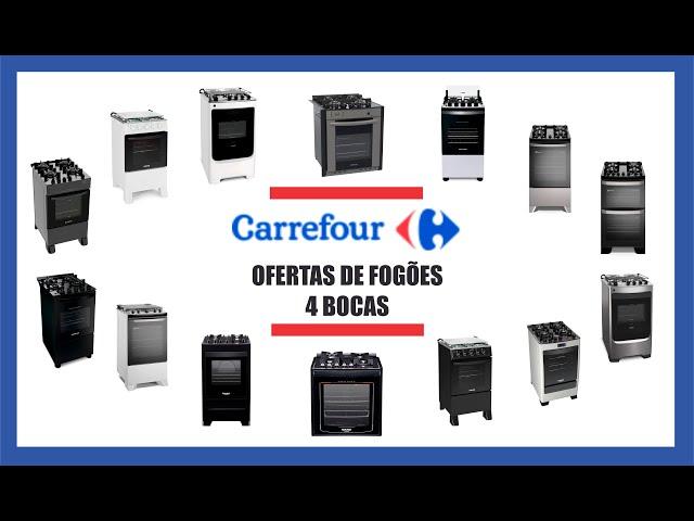 CARREFOUR: Ofertas de fogões 4 bocas