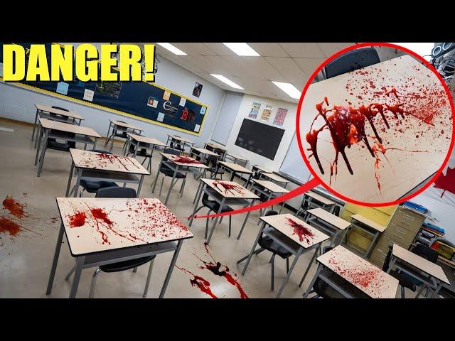 IF YOU SEE BLOOD IN A CLASSROOM, RUN! (It’s NOT SAFE)