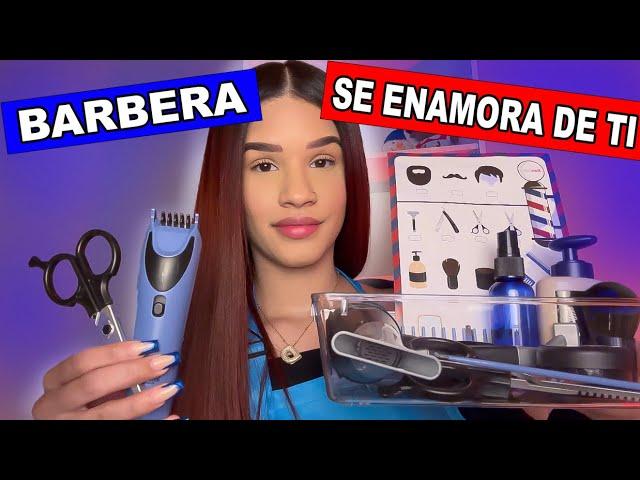 Asmr barbera se enamora de ti (corte de pelo,  skincare, limpieza de cejas) ASMR PARA HOMBRES