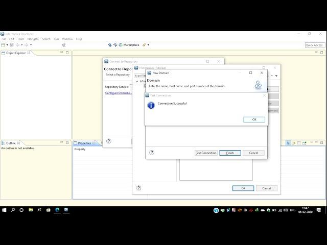 1  Connecting repository in Informatica Developer
