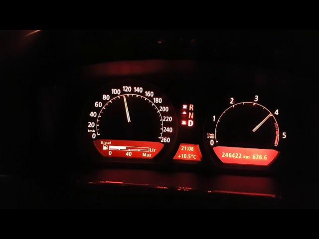 BMW 730d e65 fl 231ps 100-220 acceleration