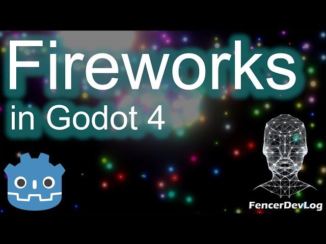 Godot 4: Learn to code a shader with fireworks (tutorial)