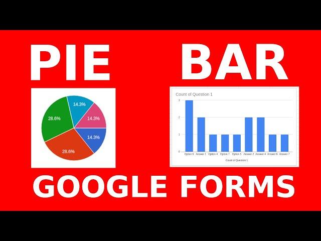 How to change the pie chart to bar chart in Google Forms