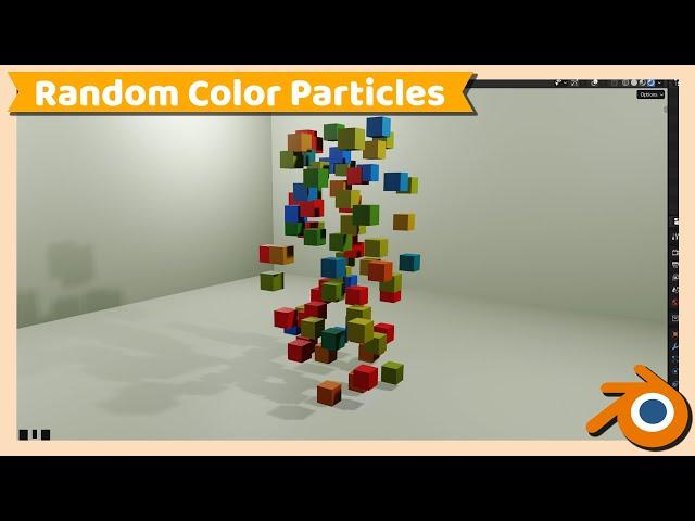 Blender Tutorial : Random or Multiple Color Particles System in Blender 3.0