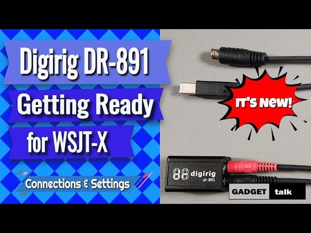 Using the DigiRig DR 891 with WSJT-X