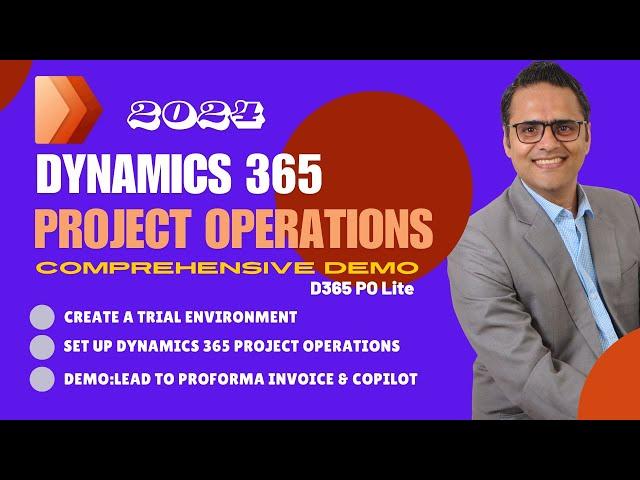 Dynamics 365 Project Operations Comprehensive Demo | Copilot | Setup Trial | Lead 2 Proforma Invoice