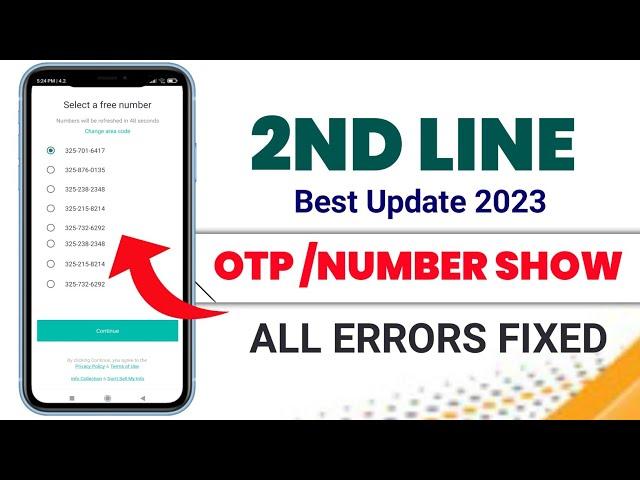 2nd Line OTP Problems Fixes? l 2nd Line Number Not Display Problem Solve l