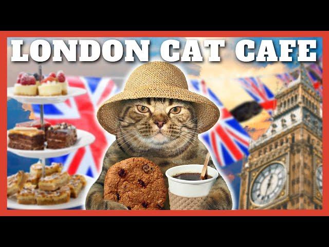 AFTERNOON TEA WITH 20 CATS?!? - London Cat Cafe