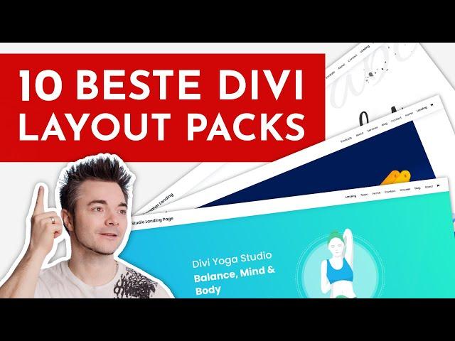 10 BESTE kostenlose Divi-Theme LAYOUT PACKS!