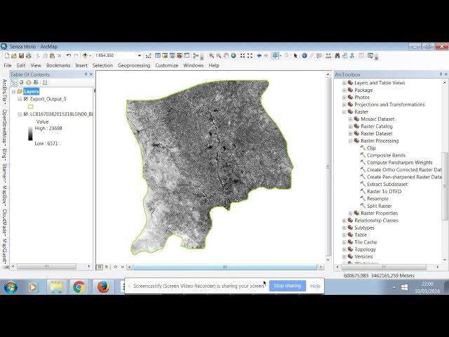 Clip Raster in ArcMap (Basic processing in GIS)