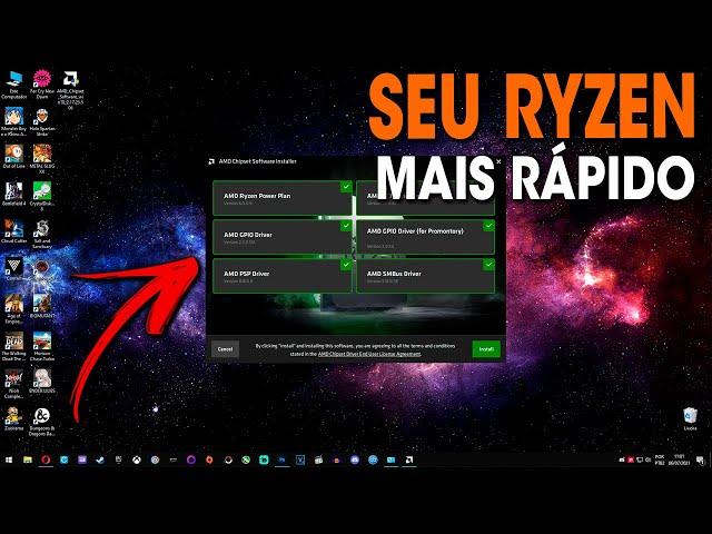 Como Melhorar o DESEMPENHO do seu PROCESSADOR AMD RYZEN!