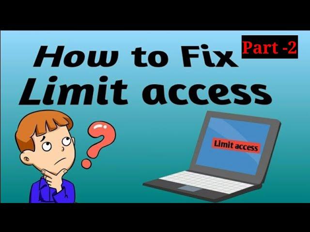 Fix limited access wifi problem windows 7/8/10 | Limited access wireless connection problem