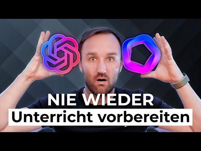 Blitzschnelle & automatische Unterrichtsvorbereitung dank KI