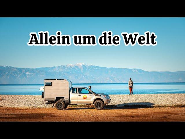 ABGEFAHRENAllein um die Welt mit DIY Pickup Wohnmobil TOYOTA Hilux