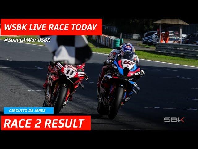  Race 2 Results WSBK Jerez 2024 #SpanishWorldSBK - Red flag and Winning for Toprak 