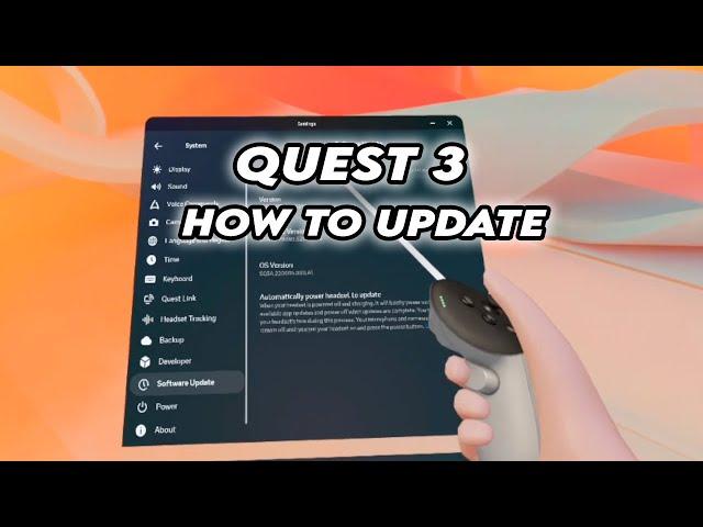 How To Update Your Meta Quest 3