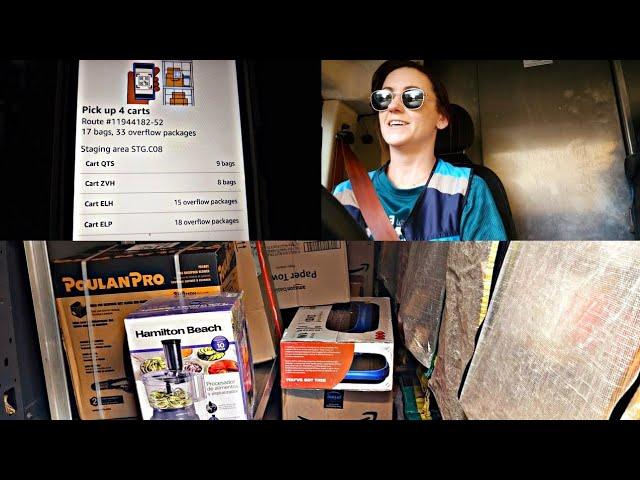 Day in the life - Amazon Delivery Driver -- Beginning of Peak