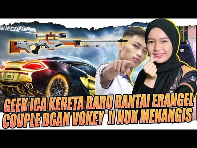 GEEK ICA KERETA BARU McLAREN MENGGANAS KAT ERANGEL FT VOKEY !! MENANGIS NUK TENGOK COUPLE ICAKEY !!