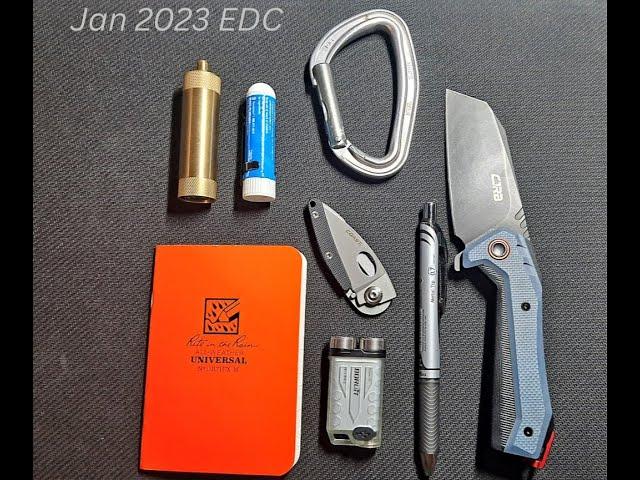 My EDC Pocket Dump, January 2023