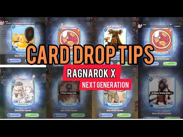 CARD DROP TIPS | RAGNAROK X: NEXT GENERATION