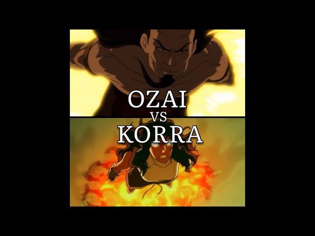 Ozai vs Korra