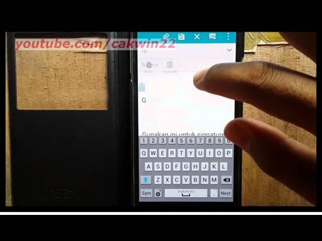 Samsung Galaxy S5 : How to enable or disable cursor control (Android Phone)