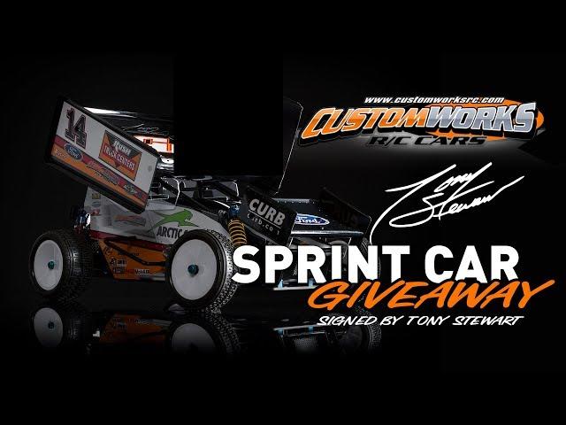 CLOSED! Signed Tony Stewart Custom Works Sprint Car