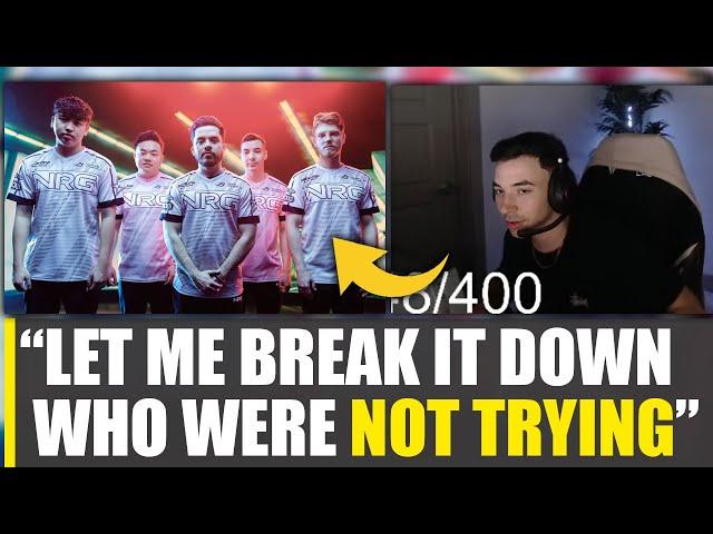 Crashies Talks About Who Were Not Trying Hard in NRG Roster