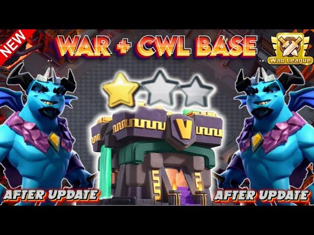 NEVER 3 STARTH14 WAR & CWL BASE WITH LINK ||TOP 10 TH14 UNBEATEN WAR BASE ANTI 2 STAR