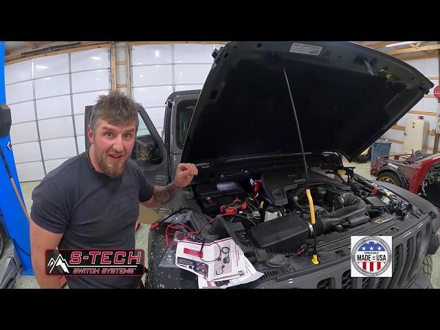 S-TECH Switch 6 Jeep Gladiator Rubicon Right Cubby Installation Video