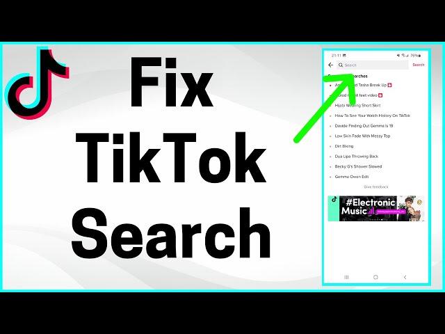 How to Fix Search Bar on TikTok! - How to Fix TikTok Search Bar (Working 2022)