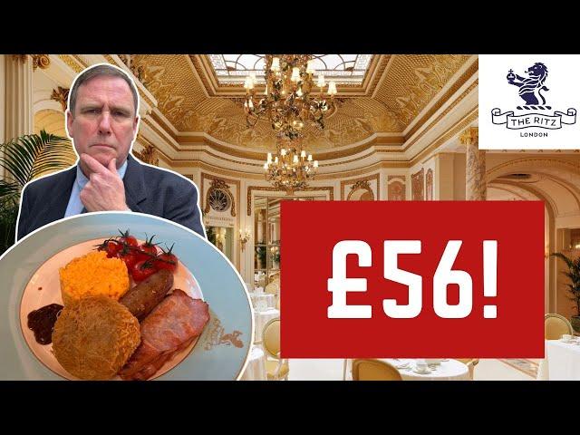 I Review The UK'S MOST EXPENSIVE £56 BREAKFAST - THE RITZ HOTEL!