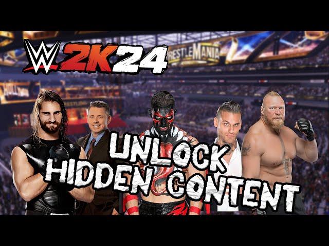 WWE 2K24 - Unlock ALL characters (including Brock Lesnar), with this step-by-step guide!