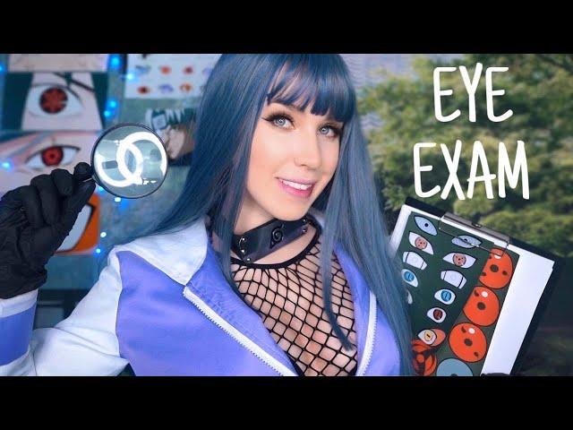 ASMR HINATA  CHECK YOUR SHARINGAN  EYE EXAM, Close Whispering [+Sub]