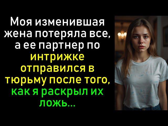 Неверная жена теряет все, а ее любовник оказывается в тюрьме после того, как я раскрыл их обман.