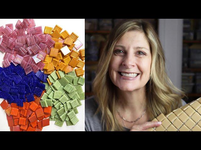 HOW I ORDER + PREP MOSAIC MATERIALS | Glass tile, vitreous tile + how much you should order!