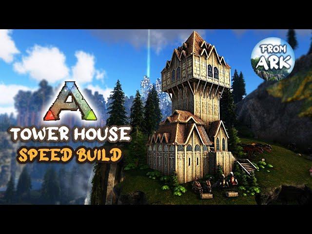 ARK: Survival Evolved - Fjordur / Simple Tower House (Speed Build)  / Arkitect Structures